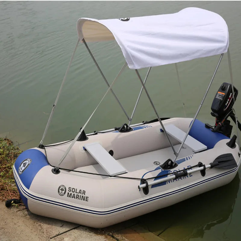Solar Marine Awning Tent Sun Proof UV Protection Inflatable Boat Canopy Sunshade Shelter From the Rain for Canoe Kayak