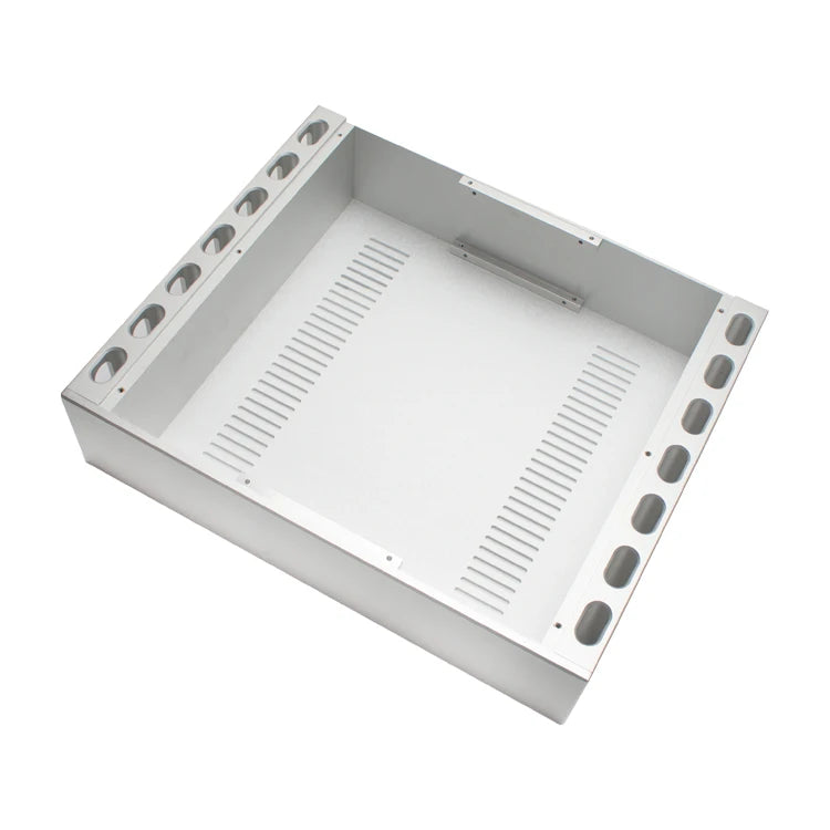 KYYSLB 430*358*100MM Amplifier Chassis Class a DIY Box CNC Enclosure All Aluminum Alloy Sound Audio Speaker Amplifier Case Shell