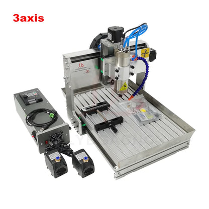 3 Axis Water-Cooled Engraving Machine for DIY, Wood, Plastic-CNC Router Engraving Drilling and Milling Machine 1.5 kw LY FS3040