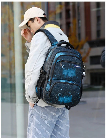 Fashionable Unisex Student Backpack Waterproof Stylish Mochilas with Zipper Closure Personalized School Bag for Students Babies