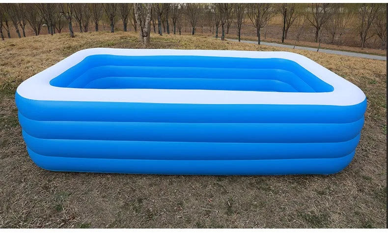 PVCAbove Ground  Inflatable Adult Kids&Adults Folding Swimming Pool for Family Summer Indoor&Outdoor Garden Waterplaying