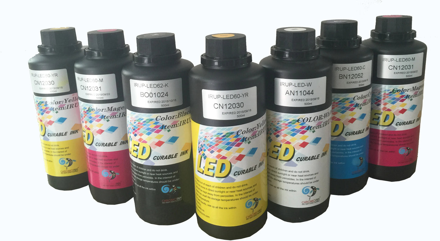 UV Ink ITINK for Ricoh G5 5S 6 Industrial Printhead URPH3 LED UV INK Hard Neutral Flexible Ink