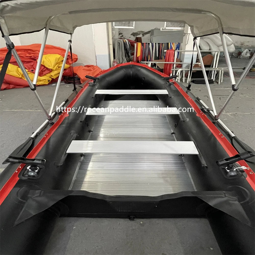 Flood Control and Rescue Thickened Inflatable Rubber Boats/assault Boats/fishing Boats for 5-8 Persons