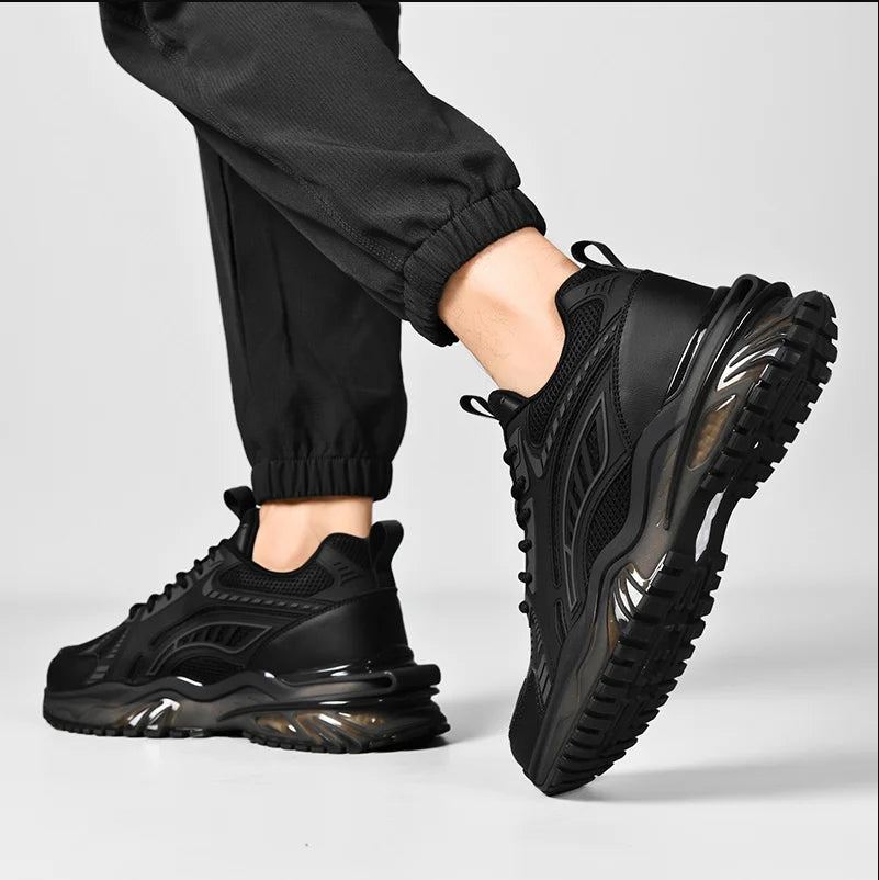 New Wholesale Large Size Men's Casual Shoes Walking Style Shoes Breathable Mesh Upper Lightweight EVA Soft Flexible Sole
