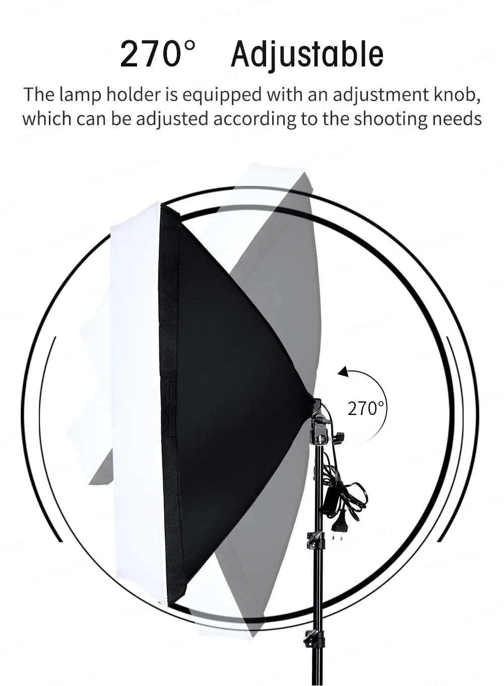 Photography Lighting Kit 2x3M Photo Background Backdrops Soft Umbrella Softbox Light Stand  Portable Bag For Photo Studio Shoot