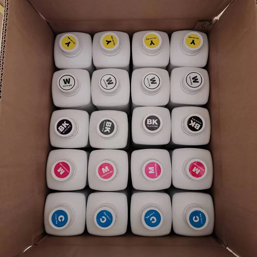 L805 L1800 P800 DX5 4720 I3200 T-shirt Transfers Printer Dtf Glitter Film Printing Textile Pigment  Dtf Ink