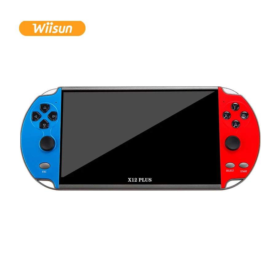 X12 Plus 7 Inch Handheld Video Game Console Retro Games 2500mAh Portable Gaming Player Consola De Videojuegos Wiisun