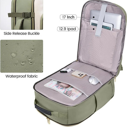 Cross-Border Color-Block Multi-Piece Set Oxford Waterproof Backpack Large Capacity for Business Trip Carry-On Luggage Laptop