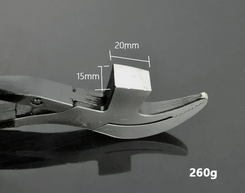 Stainless Steel Lasting Pincers Plier Repair with Nail Removal Design for Shoemaking Leather Craft DIY Working Shoe Repair Tool