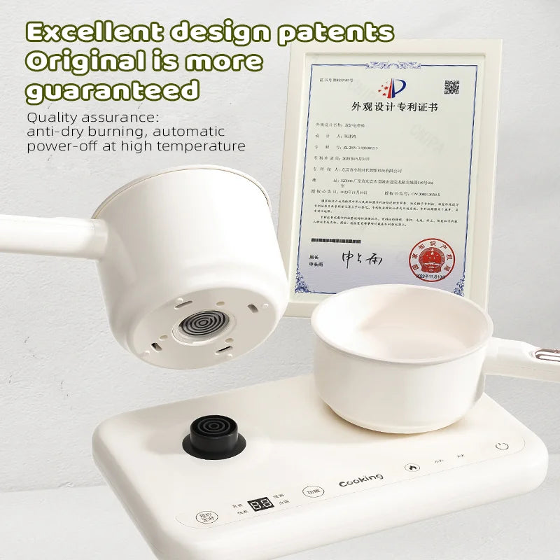 High Quality Kids Kitchenware Pretend Play Set Real Cooking Ceramic Coating Electric Induction Kitchen for Household Use