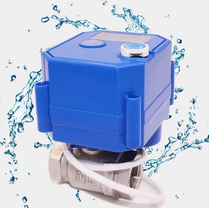 TOYI TOYI-25S Integrated Manual Electric Angle Control Valve SS304/Brass DN8~DN25 Water/Gas/Oil Valve OEM Customizable Smart by PDG ibma