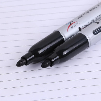 Wholesale 6mm Writing Width Waterproof Permanent Logistics Marker Pen Alcohol and Oil-Based for Paper Large Volume