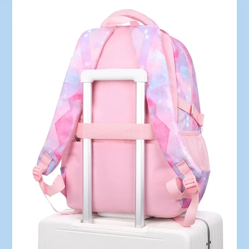Fashionable Unisex Student Backpack Waterproof Stylish Mochilas with Zipper Closure Personalized School Bag for Students Babies