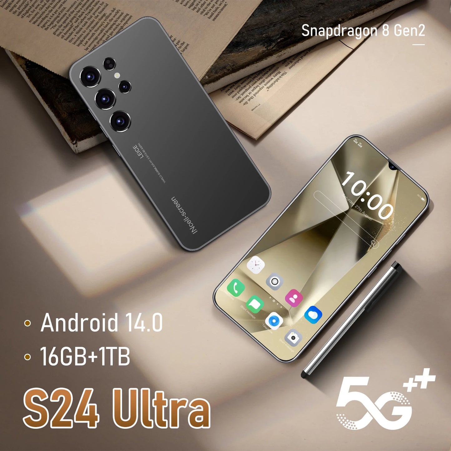 Factory Price Orignal Brand Mobile Phones S24 Ultra 5G Smartphone 1TB Unlocked Android Telephone