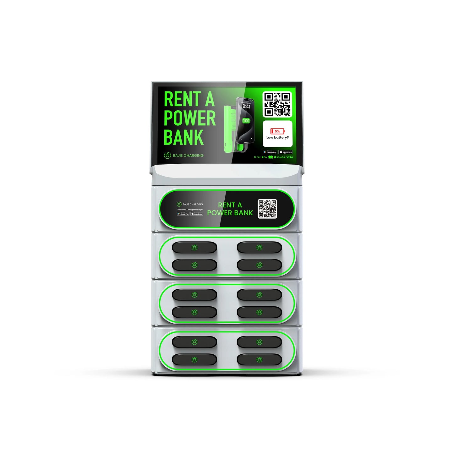 Phone Charging Station Rental Sharing Power Bank 4g Share Rent Portable Mobile Charging Sharing Power Bank Station