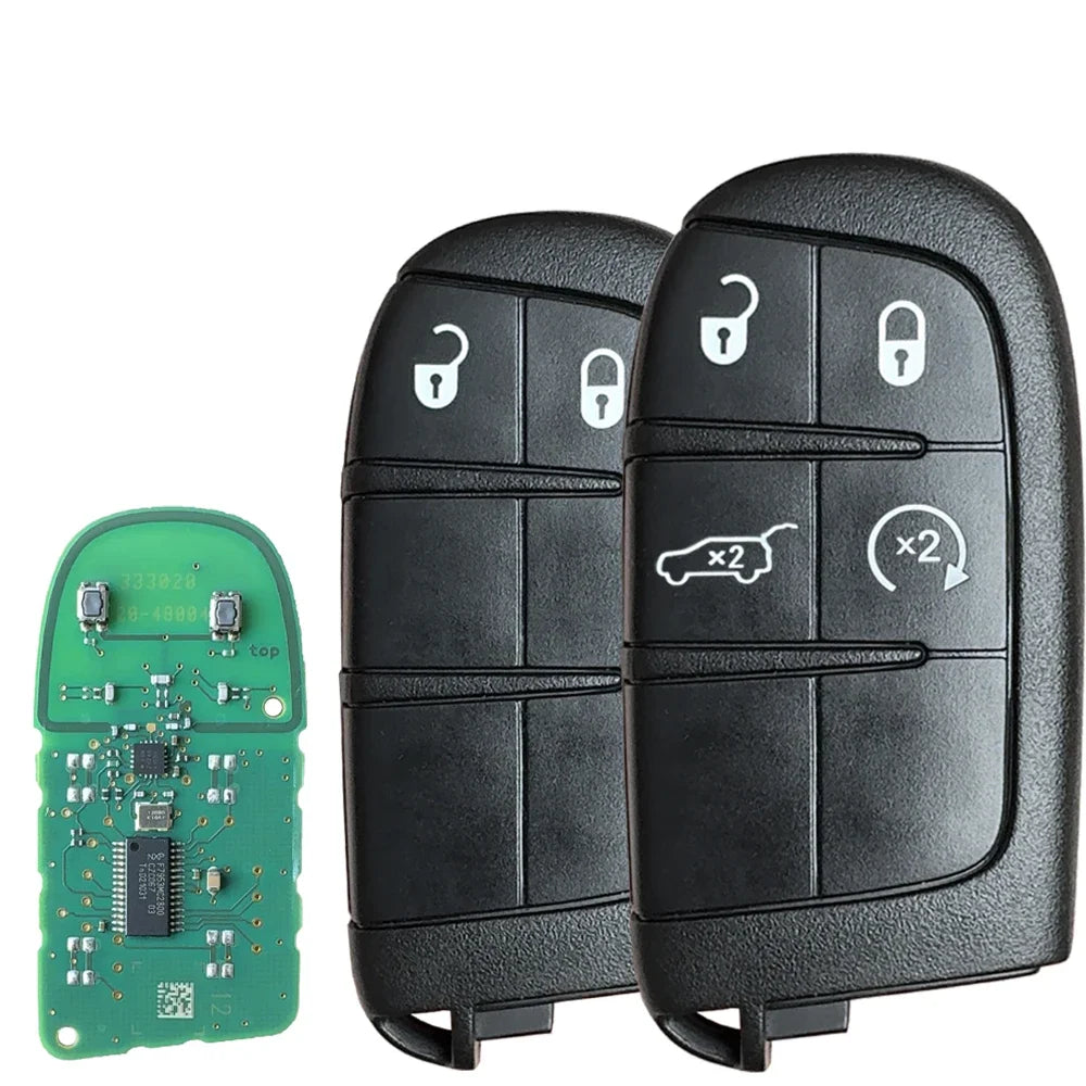 Original 2-Button Smart Keyless Remote Key for Jeep Compass M3N-40821302 433mhz PCF7953M 4A Chip Vehicle Key