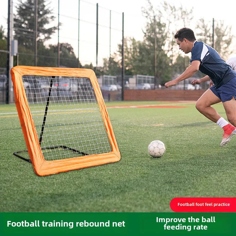 Single-Sided Retractable and Foldable Soccer Training Equipment Multi-Purpose Rebound Net and Shooting Practice Door