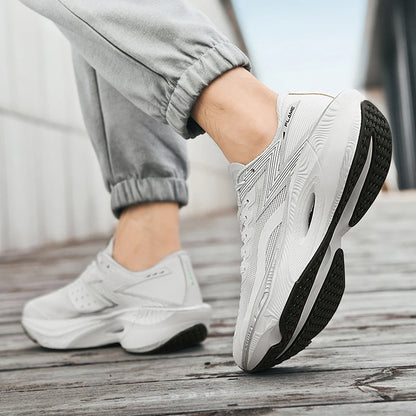 Latest Brand Logo Custom Carbon Fiber Flame Men Casual Sports Shoes Blank Mesh Breathable Women Fashion Running Walking Sneakers