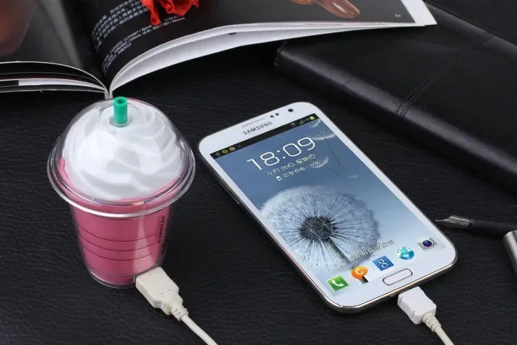 New Hot Sale Starsbuck charger power bank 5200MAh coffee cup external Portable backup Battery Charger universal with Package
