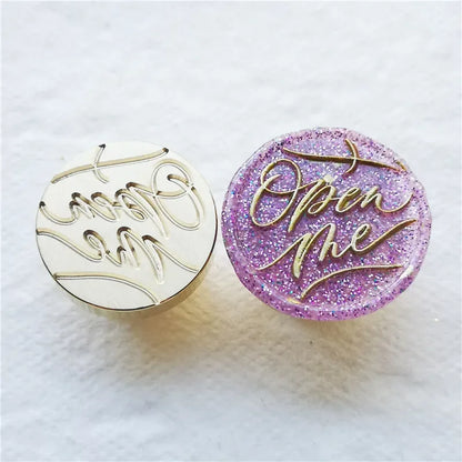Greeting stamp with love thank you happy birthday christmas handmade Wax Seal Stamp Retro Antique Sealing Wax baby friend gifts