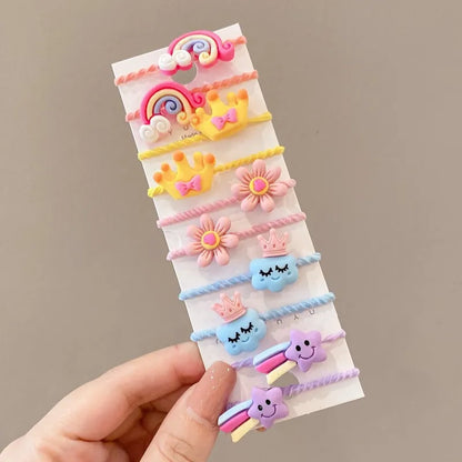 Baby Hair Loop Does Not Harm Hair Small Sweet Band High Elasticity Girls Rope Headband Children Hair Accessories