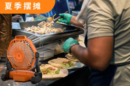 Portable Outdoor Solar Ventilation Fan for Camping for Tent Lighting Charging Dry Battery Four Wind Speed Fan Lighting Treasure