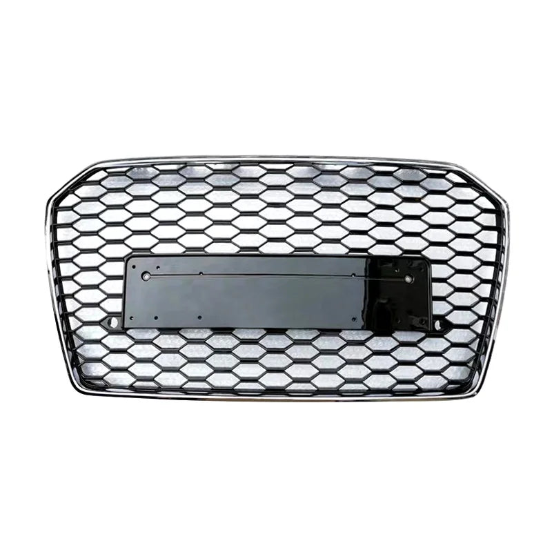 Fast Shipping Car A6 S6 Front Bumper Hood Grill RS6 Look Gloss Black Front Grill for Audi A6 S6 C7.5 2016 2017 2018