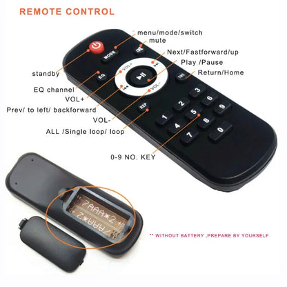 High Quality Digital Audio Player Module MP3 Decoder Board USB SD BT Music Player Board Record FM Link in