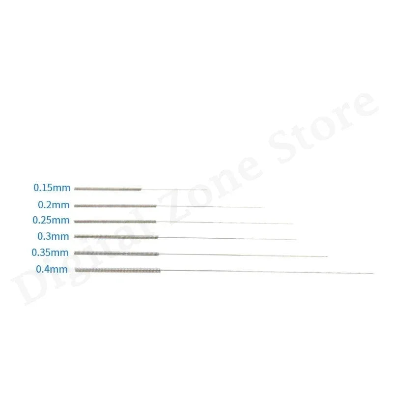 10Pcs Stainless Steel Nozzle Cleaning Needles 0.15mm 0.2mm 0.25mm 0.3mm 0.35mm 0.4mm Drill Bits 3D Printer Parts