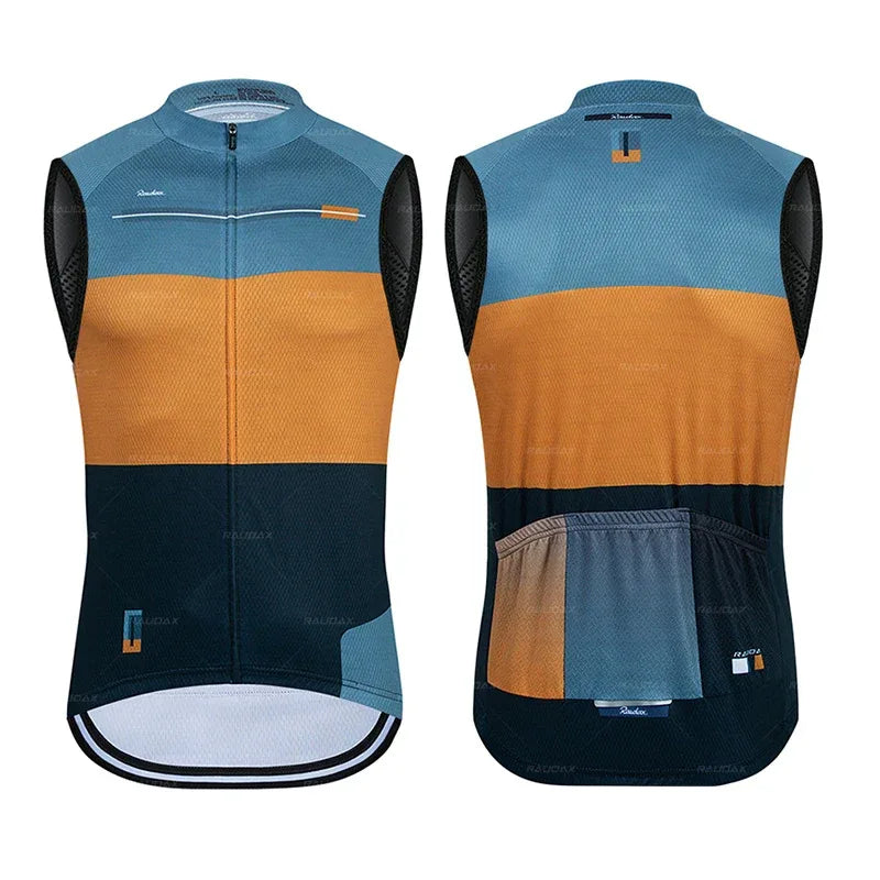 2023 Autumn Cycling Clothing Sleeveless Cycling Vest Mtb Sports Team Bicycle Jerseys Ultralight Jackets Unisex Cycling Clothes