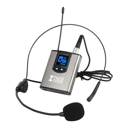 High Quality Portable Mini Wireless UHF Microphone Hidden Lavalier Mic 6.35mm Interface Metal Interview Mike System for Live