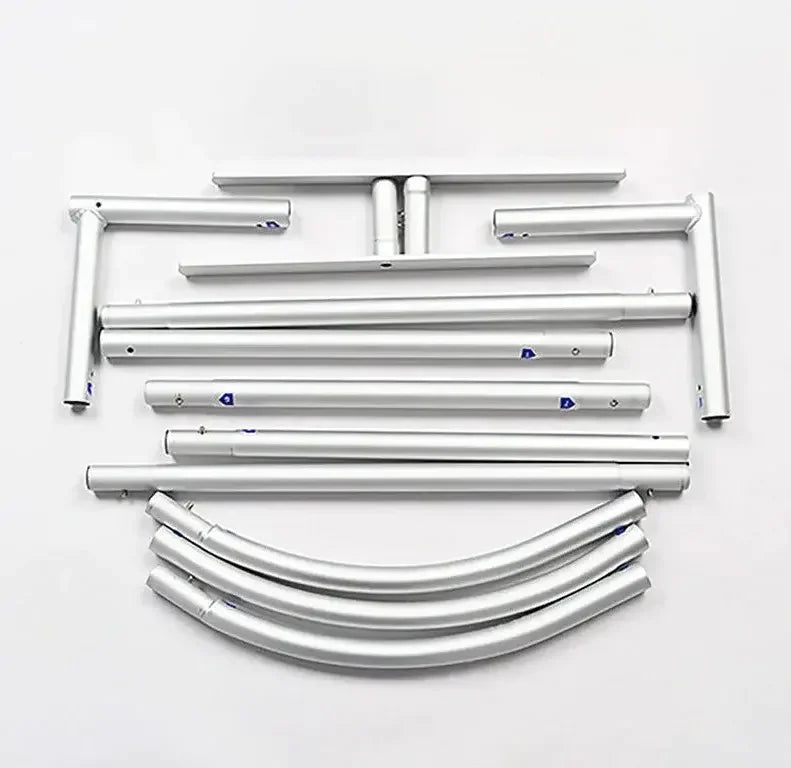 Hot Selling 3-Piece Aluminum Chiara Arch Backdrop Stand - Professional Triple Arch Set for Wedding and Party Decoration