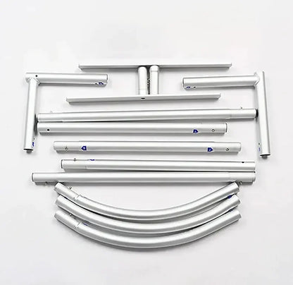 Hot Selling 3-Piece Aluminum Chiara Arch Backdrop Stand - Professional Triple Arch Set for Wedding and Party Decoration
