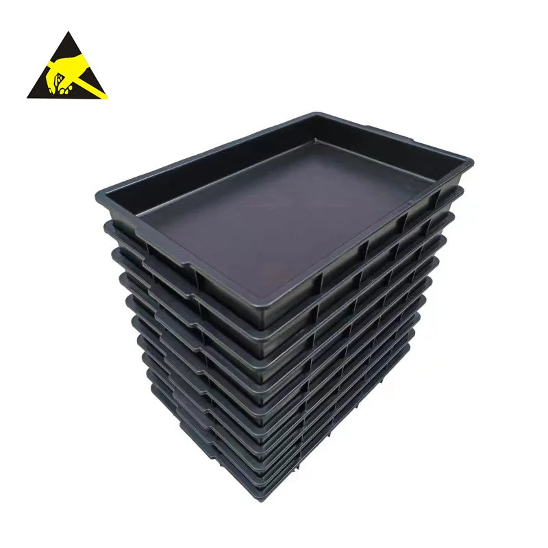 Time-Limited Colored Bins Small Case Storage Racks Anti Static Bag And Box Esd Container Tray