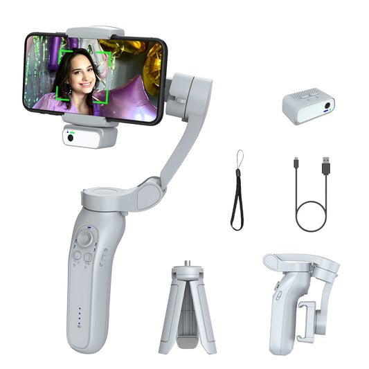 Best Seller L7Bpro Handheld 3  Foldable Panoramic Shooting 360 Degree Auto Face Tracking Phone Gimbal Stabilizer