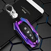 Zinc Alloy Leather Car Smart Key Case Bag High Quality Fit for Ford 2017/2018/2019/2020 F150/Explorer/MustangF55 Key Shell