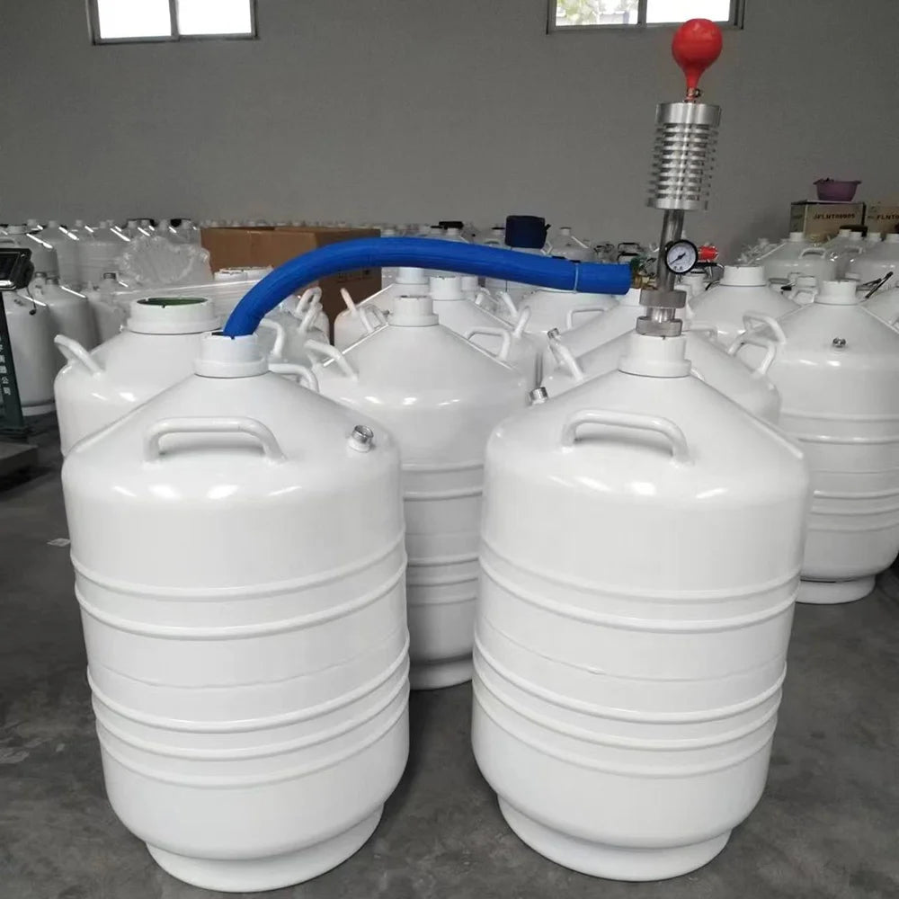 YDS 20 Liquid Nitrogen Containers Cryo Bull Sperm Container Liquid Nitrogen Tank