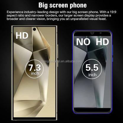 2023 Original Note 20 Ultra Smartphone 16GB+1TB 7.3 Inch AMOLED Screen Android 10.0 Spanish New 2023 Note 20 U1tra Telephone