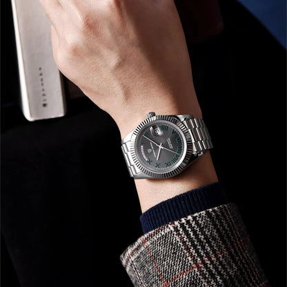 PAGANI DESIGN Luxury NH36 Retro Watches 10Bar Waterproof 1783 Double Calendar 40MM Men Mechanical Watches Relogio Masculino