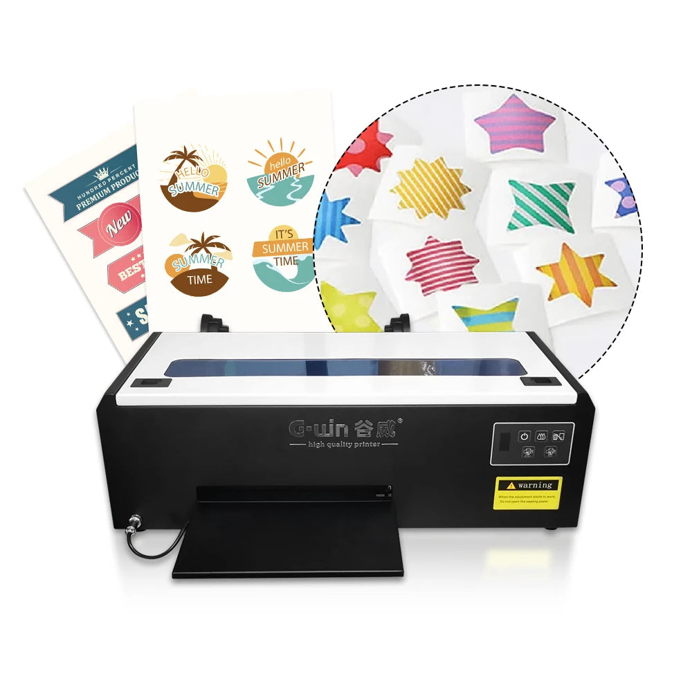 Print Machine Vinyl Water Based Ink Printing Machines A4 Size Digital Label Sticker Print Machine