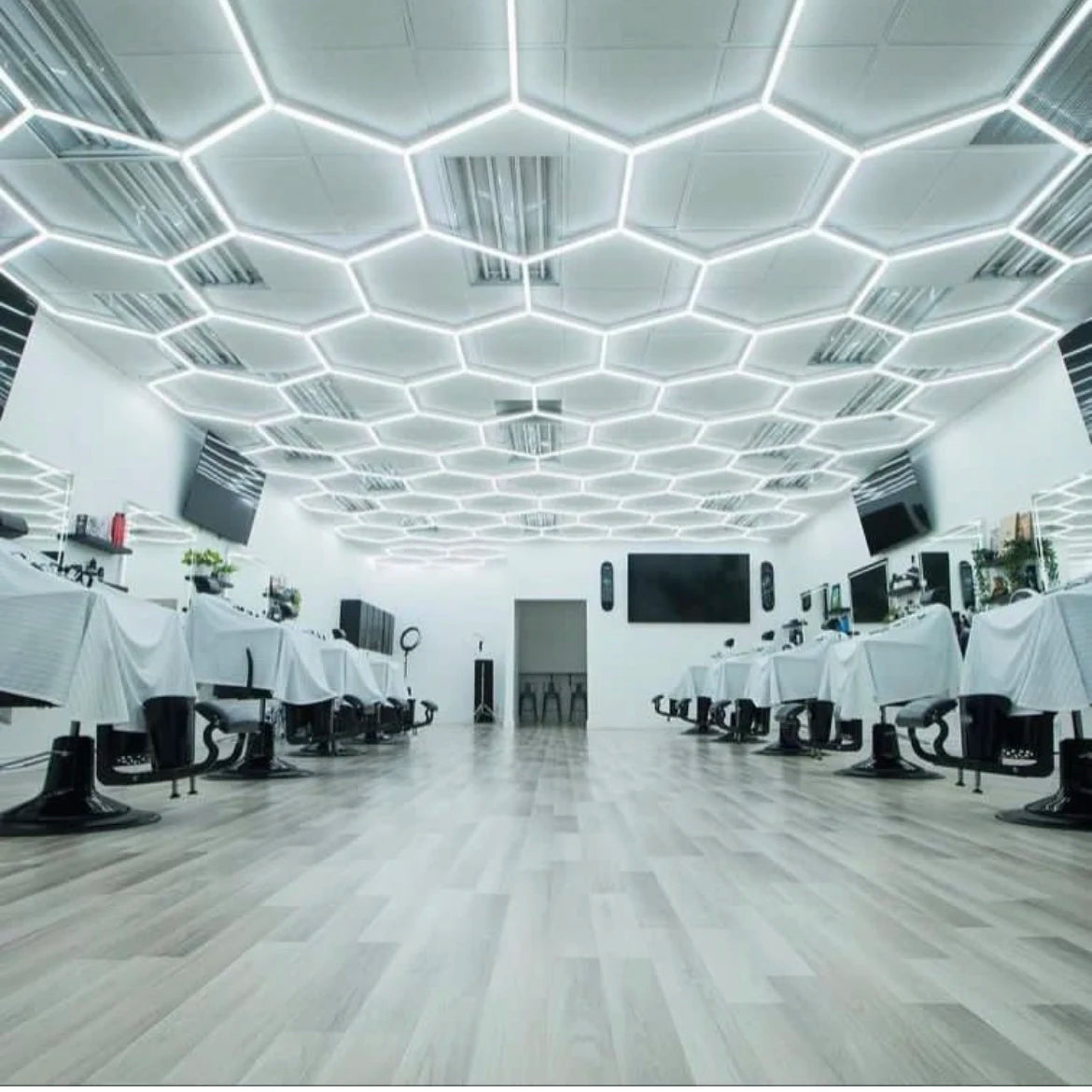 Hex Garage Shop Led Lighting Led Garage Light Garage Led Light for Barber Shop