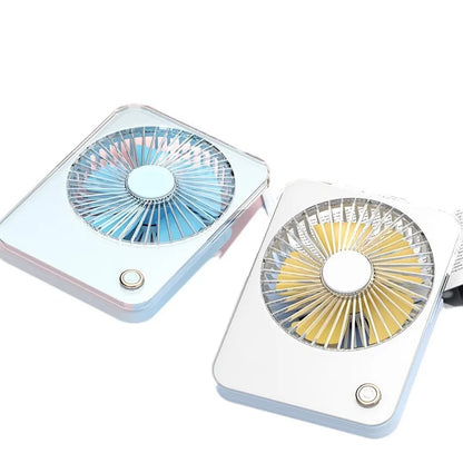 2025 Ultra-Thin Mini USB Charging Four-Speed Plastic Air Cooling Fan Foldable Portable English Household Energy Efficient Class