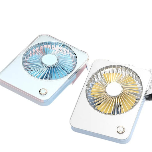 2025 Ultra-Thin Mini USB Charging Four-Speed Plastic Air Cooling Fan Foldable Portable English Household Energy Efficient Class by PDG ibma