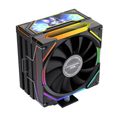 LOVINGCOOL Custom Intel CPU Cooler RGB 115x Radiator PC TDP 220W Quiet Cooler 120mm Cooling Fan for Gaming Case PC CPU Coolers