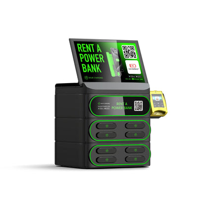 New Trending Shared Power Bank Station Credit Card Payment Mobile Phone Charging Rental Station Desktop Powerbank Stand Kiosk