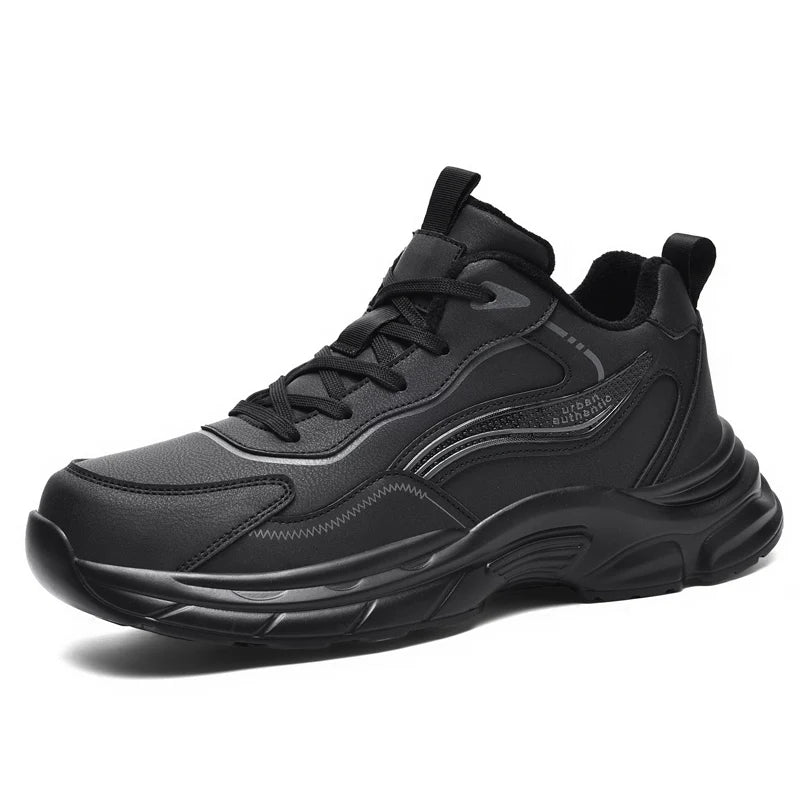 2025 Brand Logo Custom Large Size US 13 14 EU 47 48 Man Sports Sneakers Blank Leather Winter Warm Walking Running Shoes for Men
