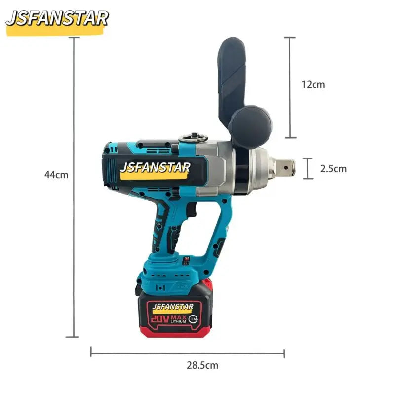 3000NM Rechargeable Large Battery Electric Impact Electric Wrench Battery Kit Professional