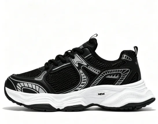 2027 NEW KJ Men's Campus Youth Retro Thick Soled Sports Shoes Unique Design Increased Fashion Well Match Running Casual Shoes