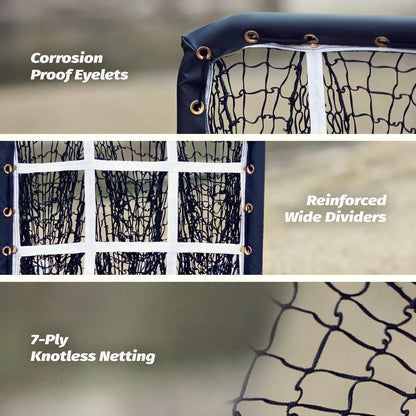 China Manufactured 9-Pocket Baseball Pitching Net for Practice Training Equipment
