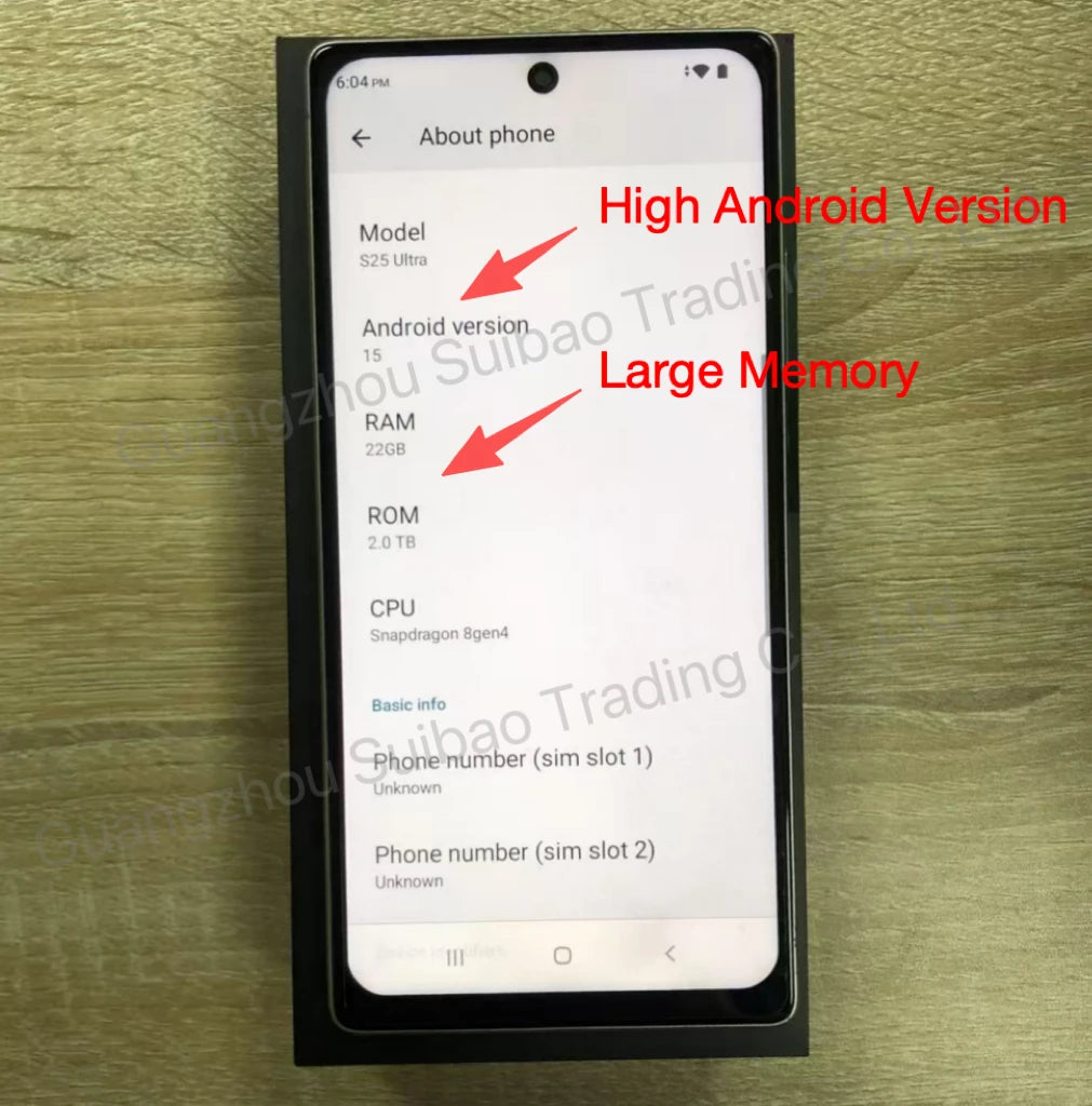 22GB+2TB Large Memory S25 Ultra 5G Dual SIM Smartphone Latest Processor Deca Core LCD 7.3" Android 15 Gaming Mobile Telephone